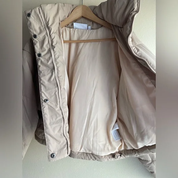 The Fifth Label Women Beige Puffer Jacket Size Medium - Picture 5 of 12